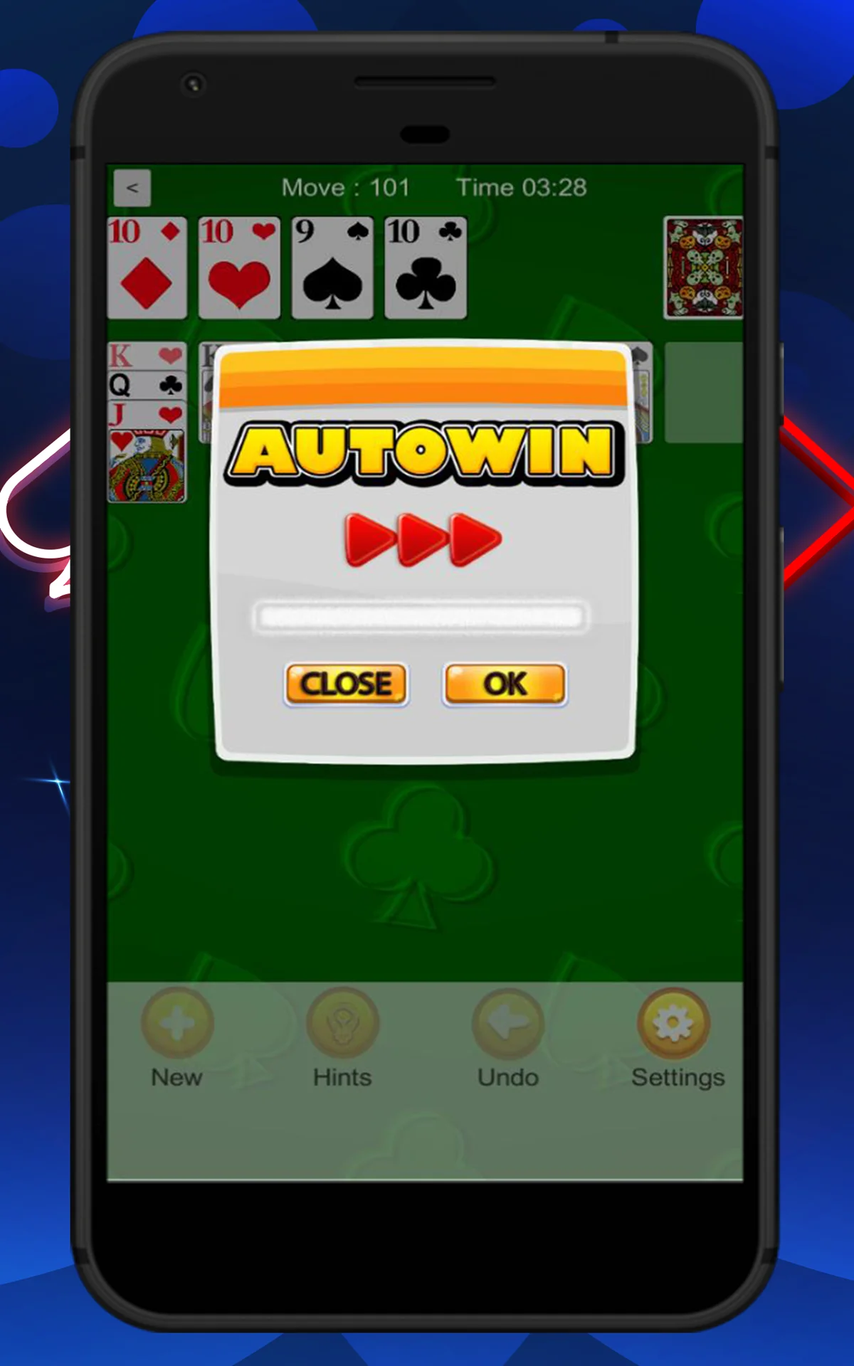 Phrasal solitaire